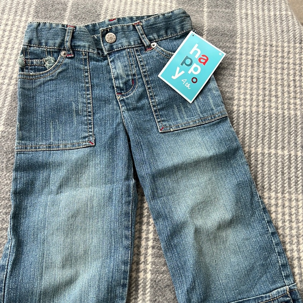 Girls Capri Denim jeans NWT ~ XS 4/5